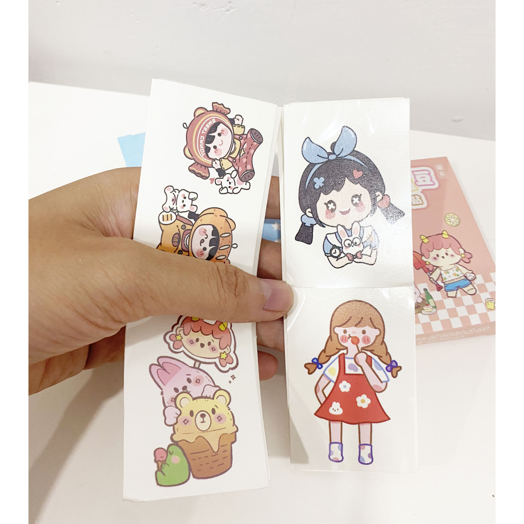 Set hình xăm dán hoạt hình cho bé
