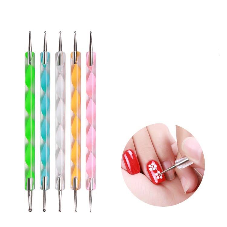 SET 5 bút chấm bi đầu tròn dùng vẽ móng nails- phụ kiện nails minh anh