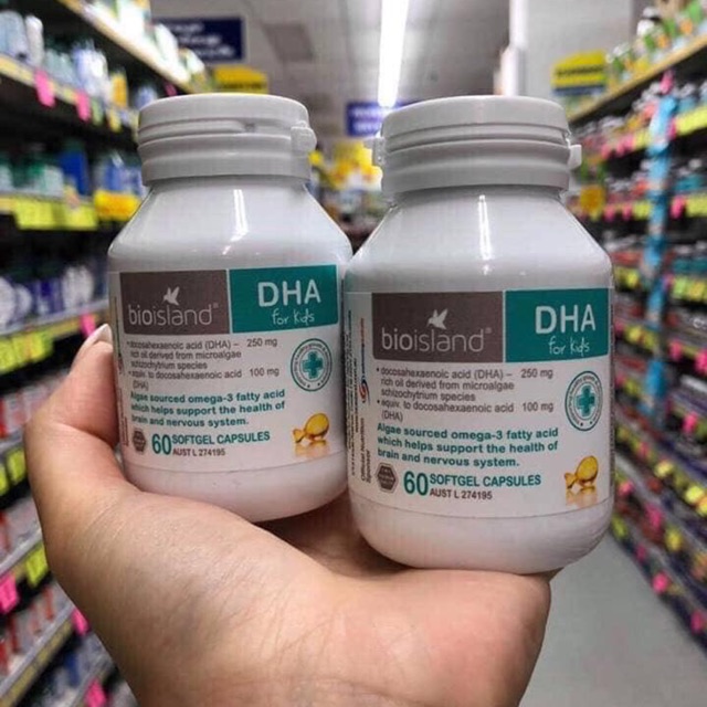 DHA Bio Island DHA cho bé 60 viên