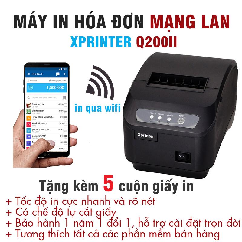 Máy in Xprinter Xp Q200ii cổng lan