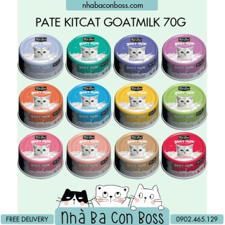 Pate Cho Mèo KITCAT Combo 12 Lon Mix Vị thumbnail