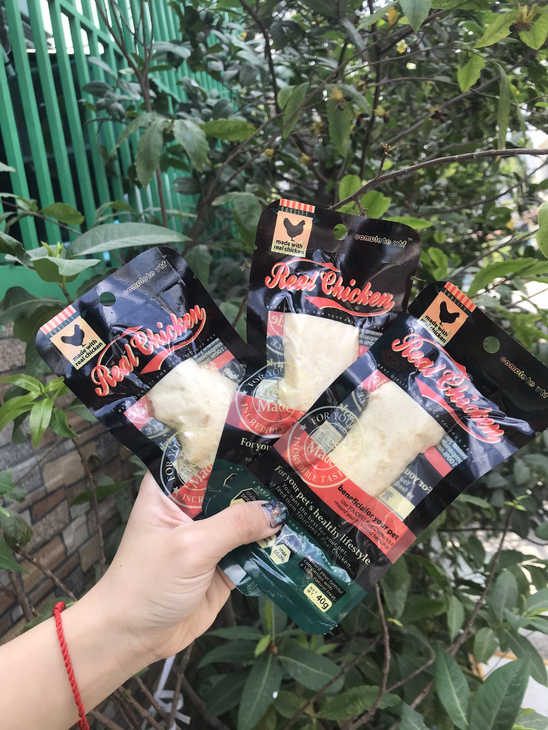Ức gà hấp ăn liền cho mèo Real Chicken - 40gr - [Nông Trại Thú Cưng]