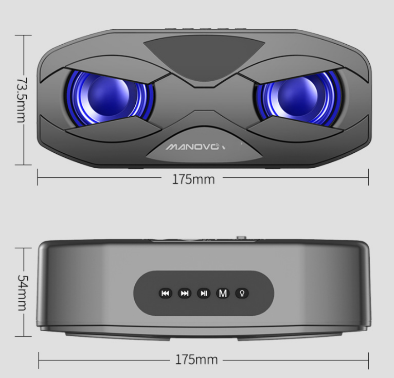 Loa Bluetooth MANOVO M4 âm thanh trầm cực hay