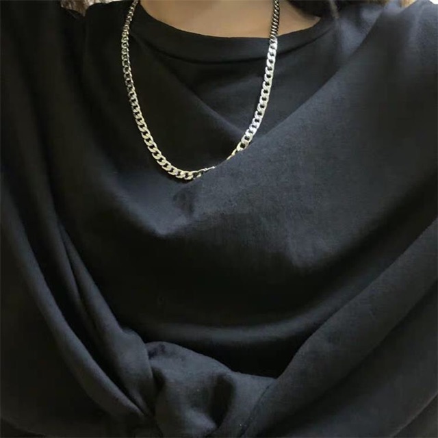 Dây Chuyền Xích Ulzzang Basic Unisex (Có Sẵn)