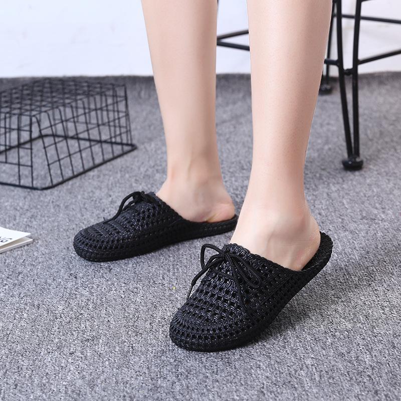 [Hoàn tiền 6%]Giày sục đi mưa đi biển màu đen, trắng, hồng, giày nhựa đi mưa chống trơn trượt size 36 đến 40 mẫu V168