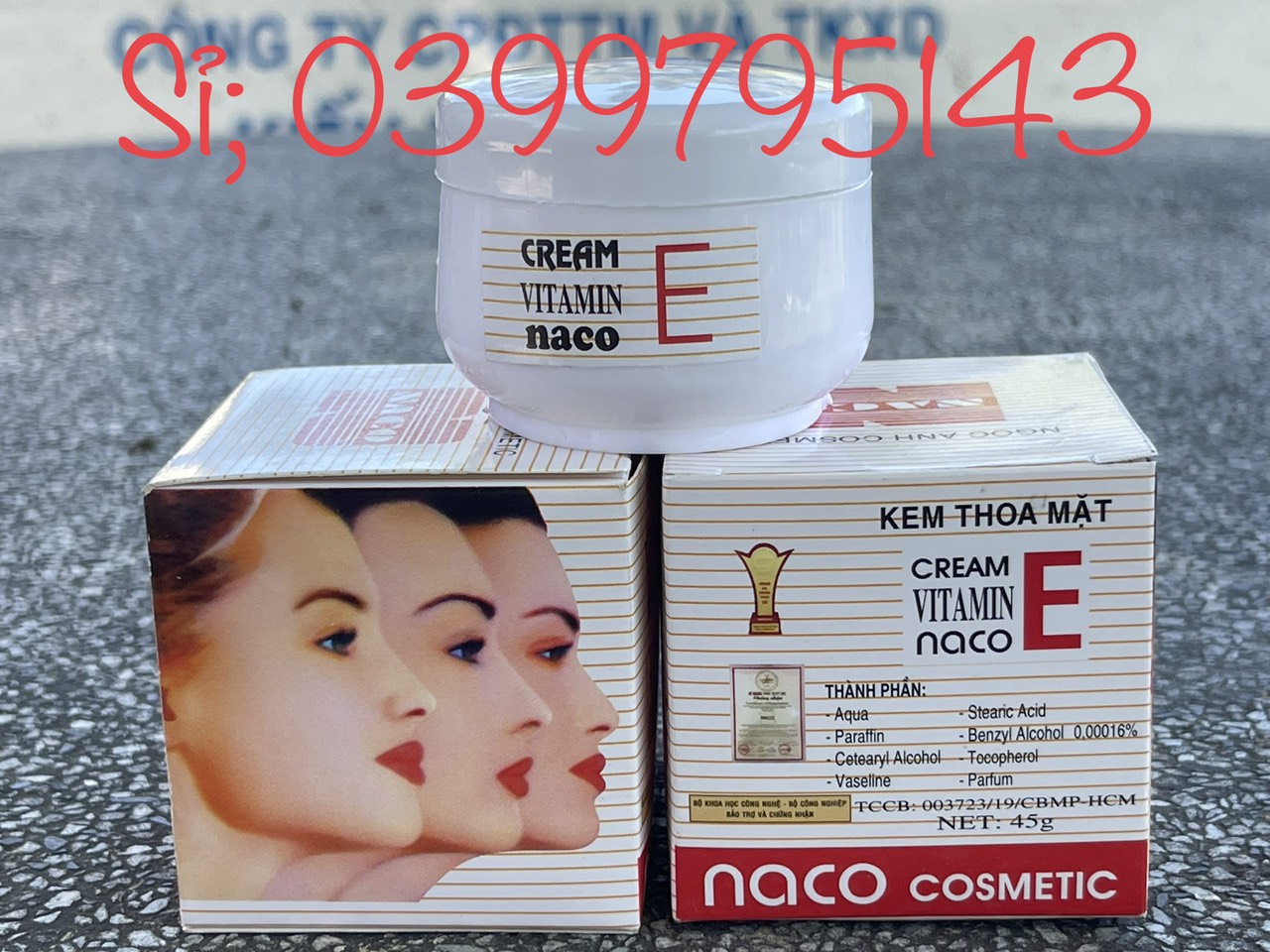 Kem Thoa Mặt Cream Vitamin E Naco