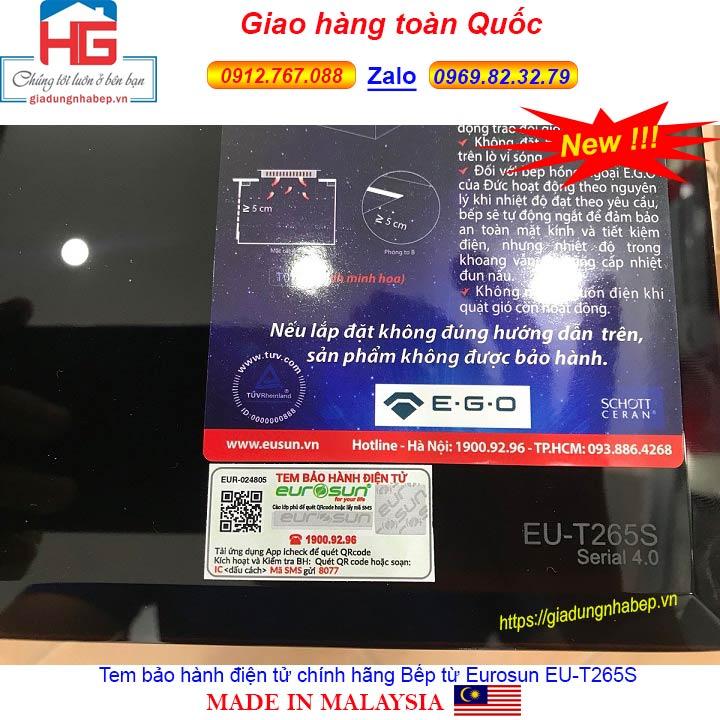 Bếp từ Eurosun EU-T265s