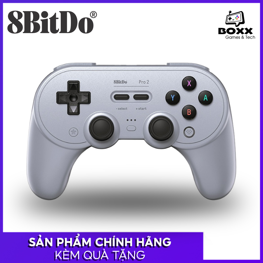 Tay cầm chơi game Bluetooth 8Bitdo Pro 2 cho Nintendo Switch, Windows, Mac, Điện thoại