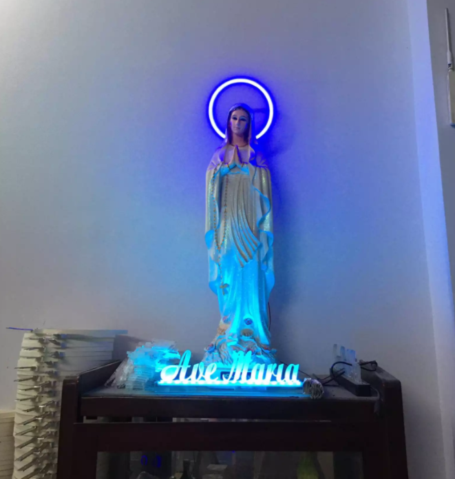 Đèn hào quang NEON LED 16cm (kèm nguồn)