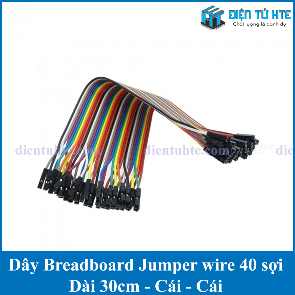 Dây Cắm Breadboard Testboard 40 Sợi Jumper Wire