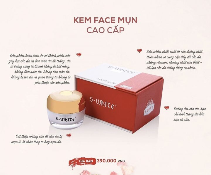 Kem mụn cao cấp Swhite
