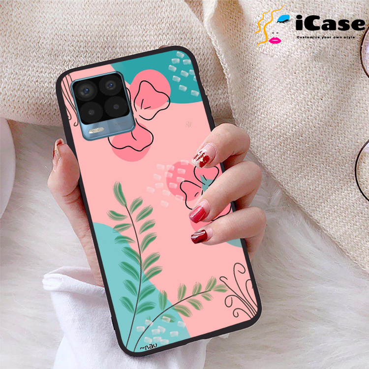 Ốp lưng Realme 8 Pro viền dẻo TPU BST Hoa
