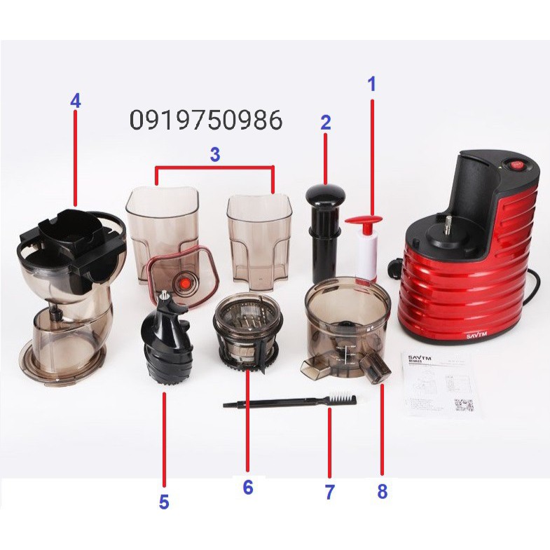 Máy Ép Chậm dùng cho nhà hàng Mode SAVTM JE 31