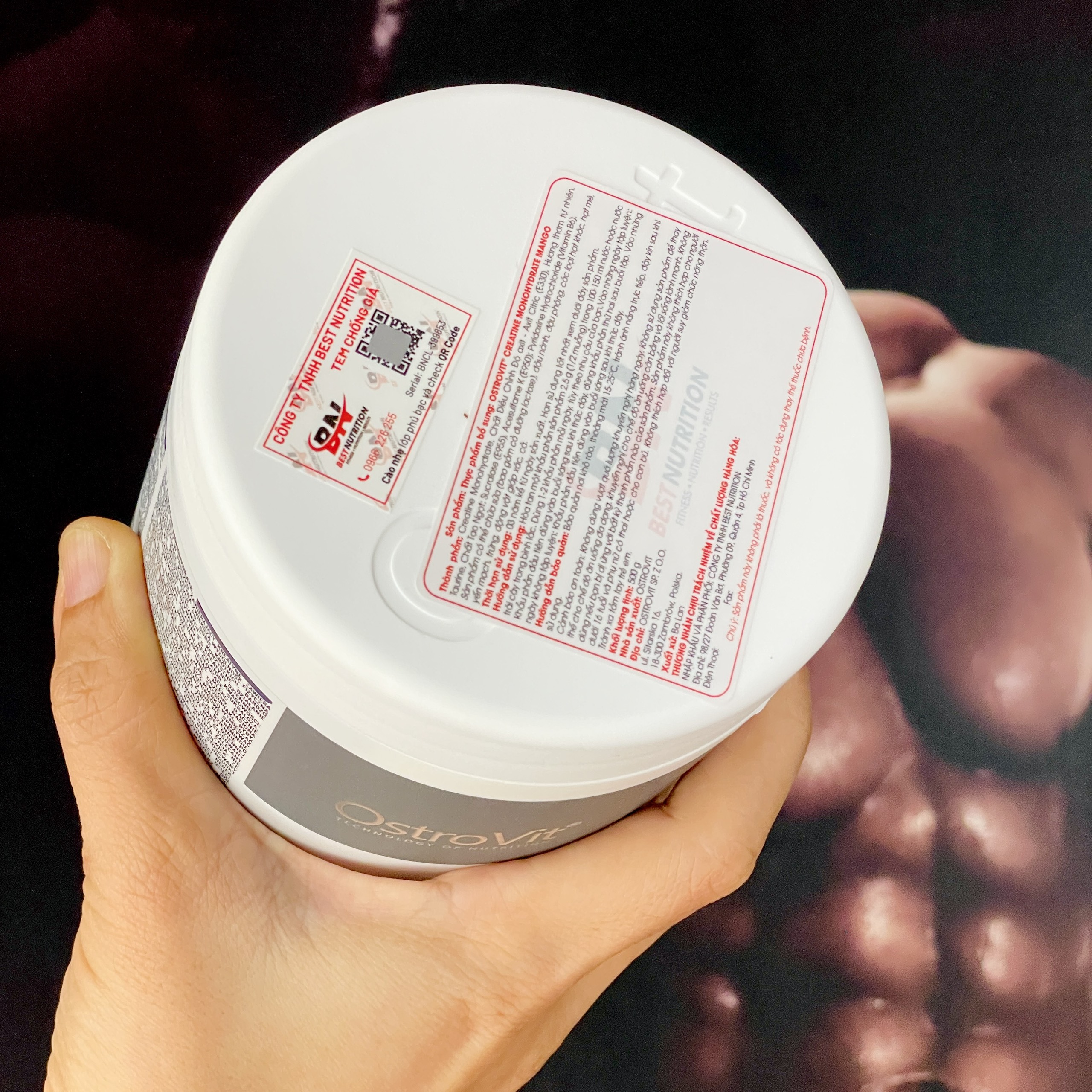 Ostostuff Creatine Monohydrate (300g, 500g) for muscle enhancement, strength & Performance