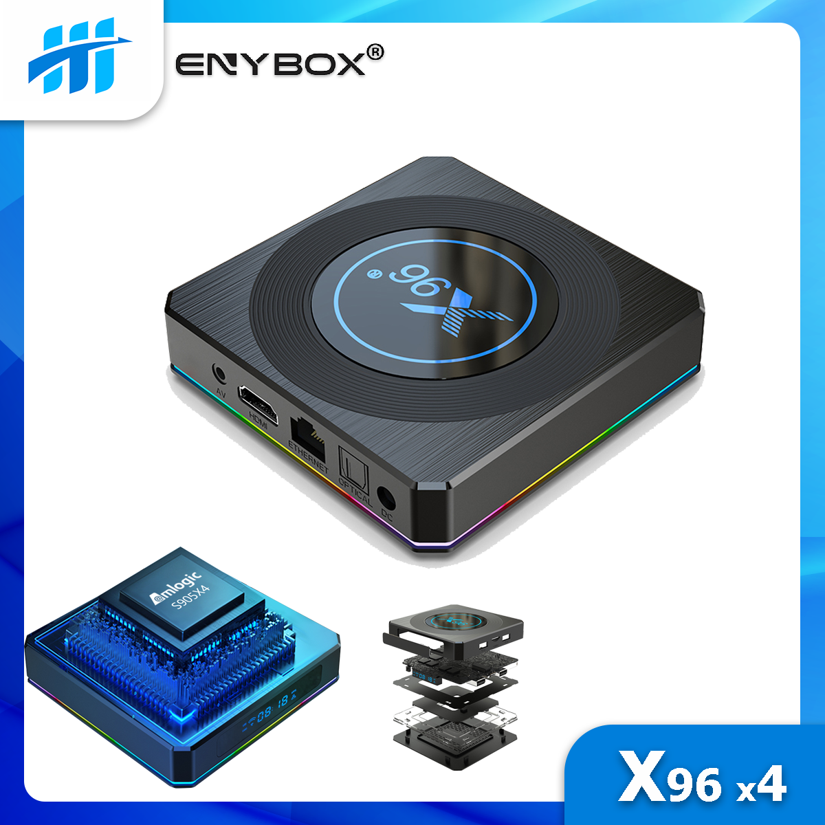 Android TV Box X96 X4 - Amlogic S905X4, Android 11