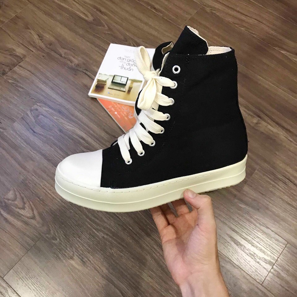 GIÀY Sneakers Nam Nữ RICK OWEN Đế Thơm Vani.