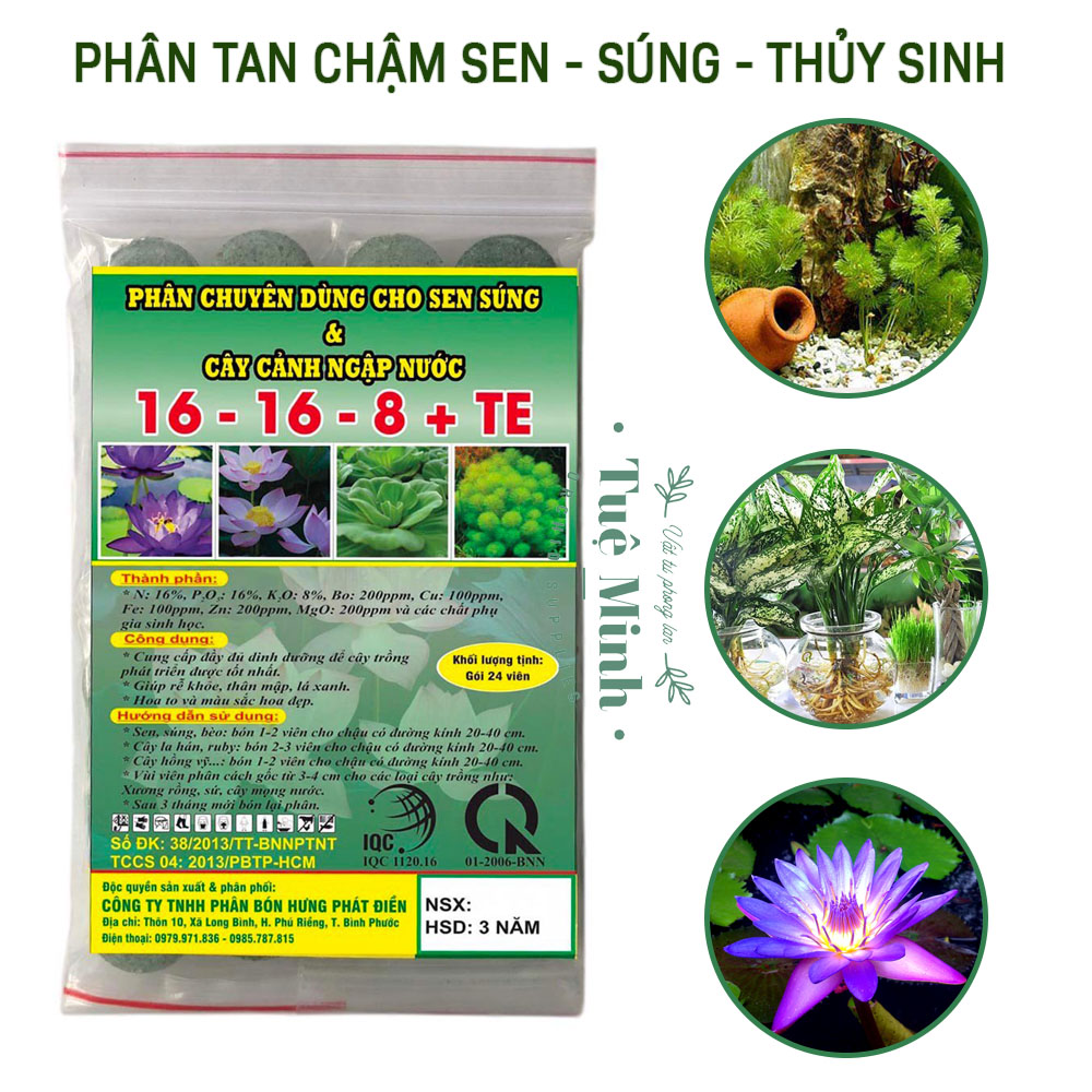 Phân tan chậm thủy canh (24 viên/ gói) GIÁ TỐT