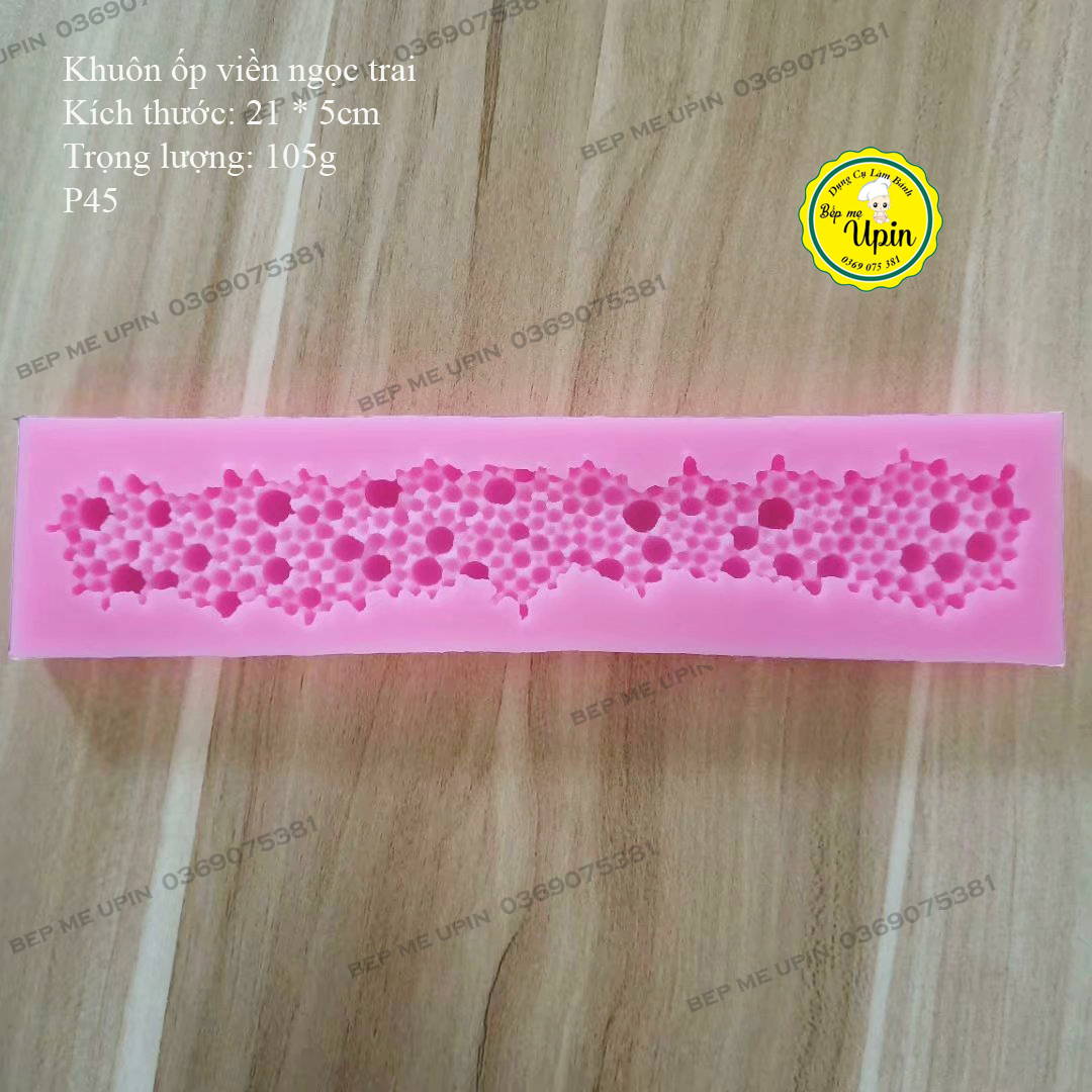 Khuôn silicon ốp viền ngọc trai