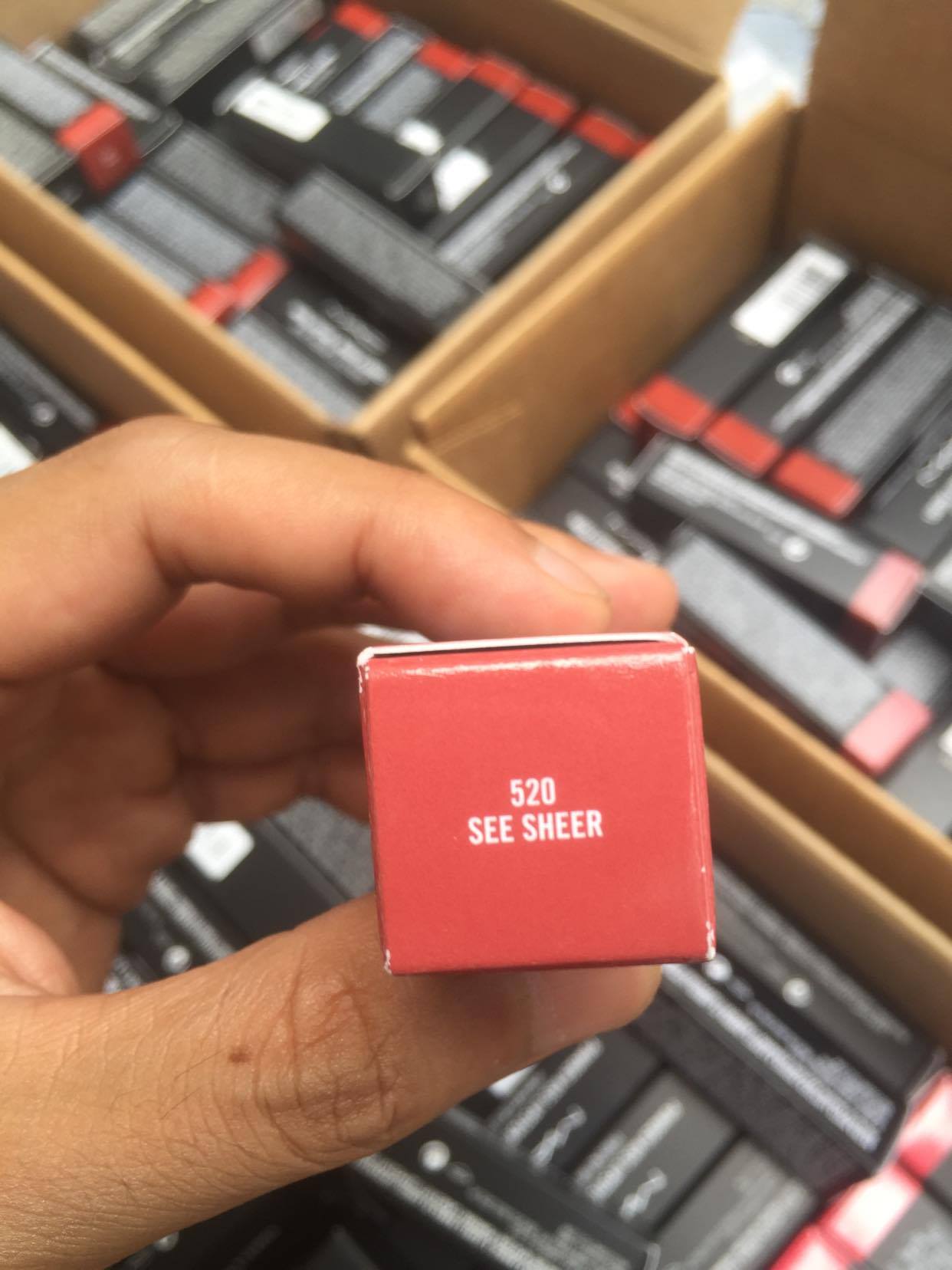 [HCM]Son Mac SEE SHEER 520 màu hồng đào