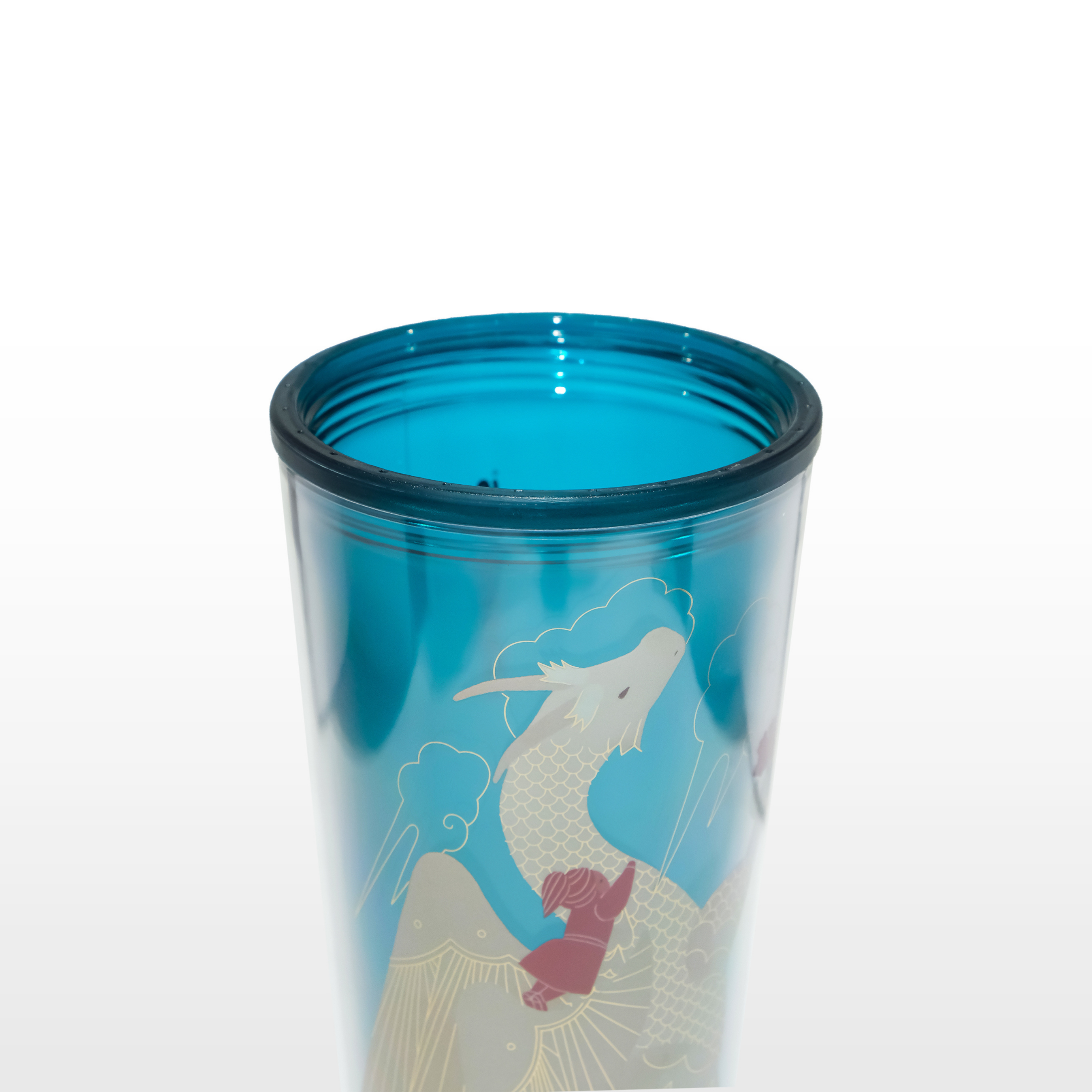 Bình Starbucks Cold Cup 24Oz (710ml) DRAGON ASLEEP IN FLOWER PATCH PINK