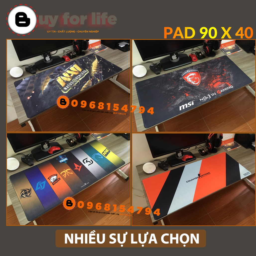 Lót Chuột Cỡ Lớn ( 90x40 ) - PAD Chuột BIGSIZE