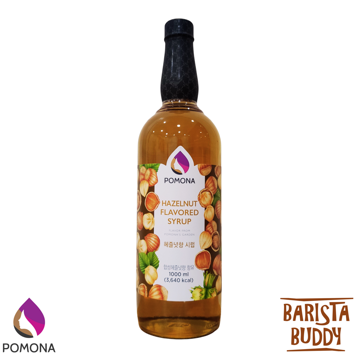Siro pha chế cà phê Pomona vị hạt phỉ Hazelnut (Nguyên liệu pha chế)