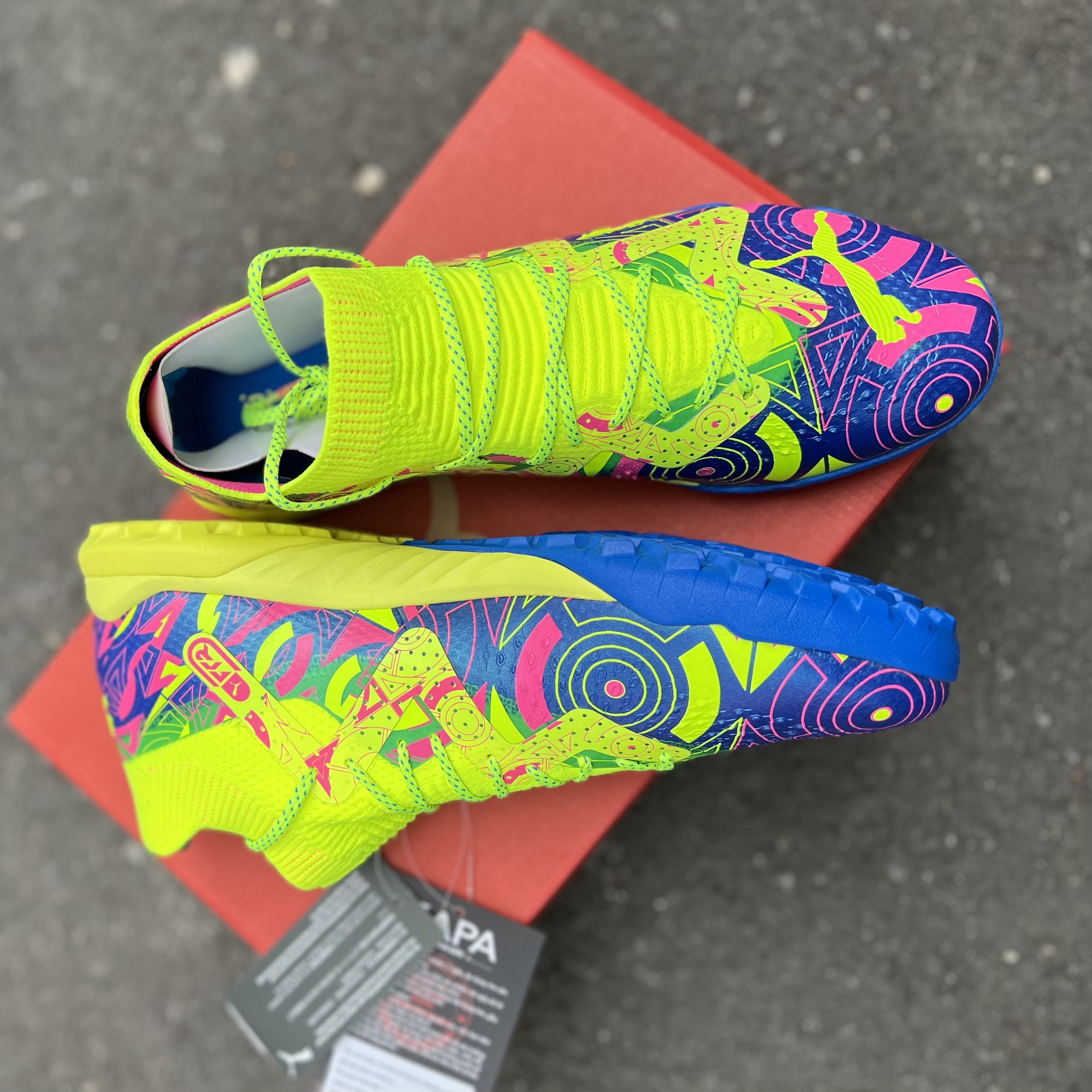 [Nhiều màu]Giày đá bóng chính hãng PUMA FUTURE ULTIMATE CAGE TT[ĐỔI SIZE THOẢI MÁI]