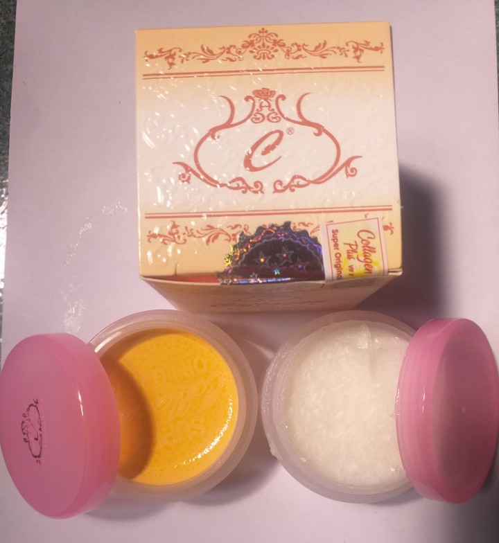 bộ kem COLLAGEN plus vit E kem dưỡng trắng da mặt