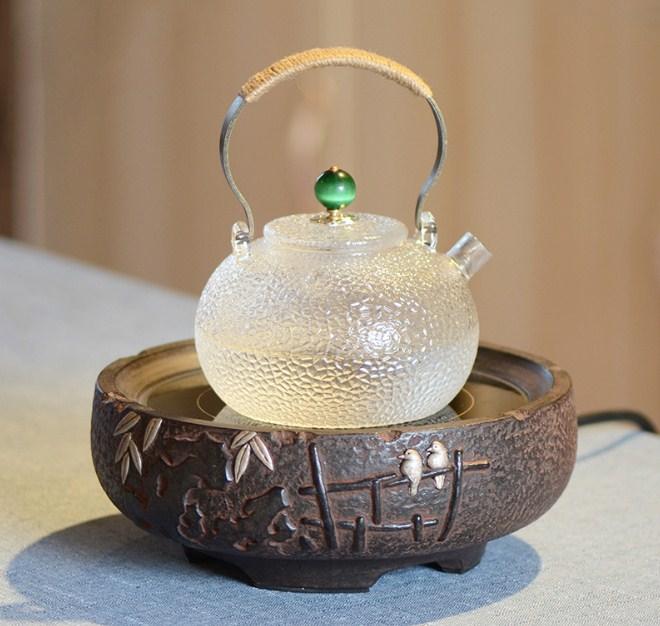 Ấm pha trà thủy tinh zeno ATT38