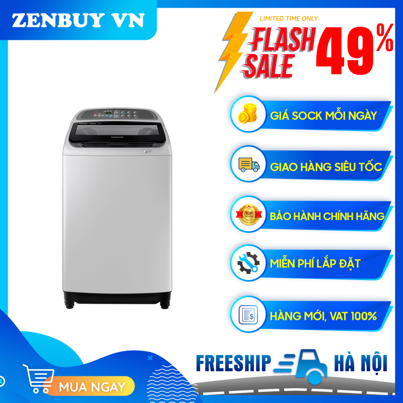 Máy giặt Samsung 8.5 kg WA85J5712SG/SV - Loại máy giặt Cửa trên, Lồng đứng chính hãng