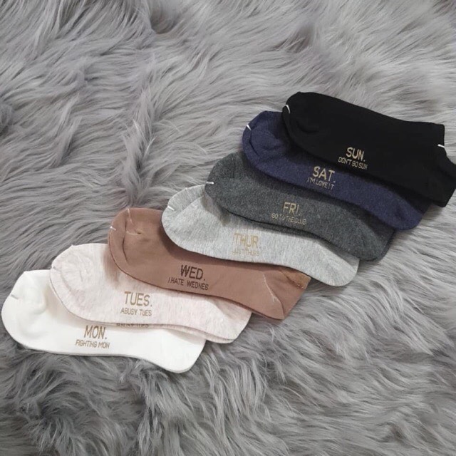 TẤT TUẦN CỔ NGẮN - SET 7 ĐÔI NAM