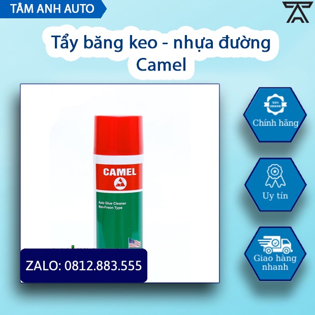 Camel - Tẩy nhựa đường, băng keo Camel