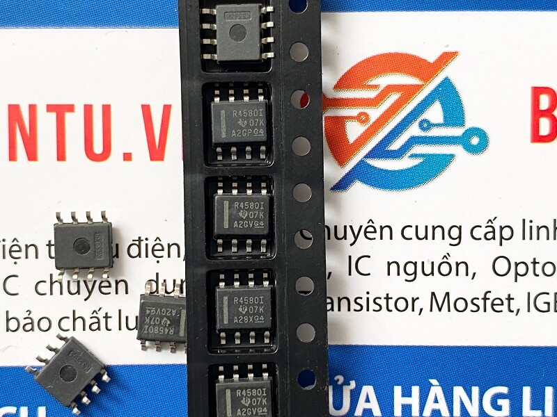 Rc4580idr, r4580i ic khuếch đại âm thanh kép sop-8