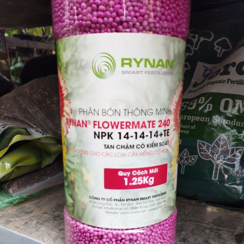 Phân bón thông minh tan chậm ryan 14-14-14+te