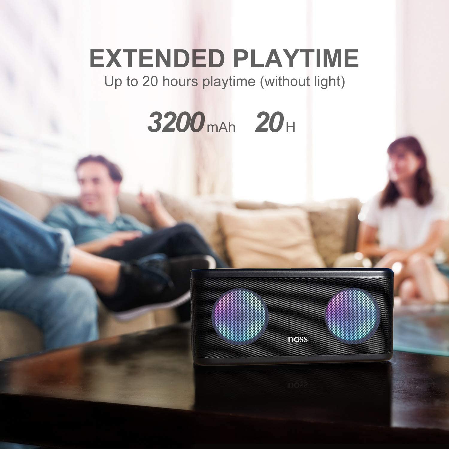 Loa Bluetooth DOSS SoundBox Plus - Hàng Chính Hãng - Reddot Mall