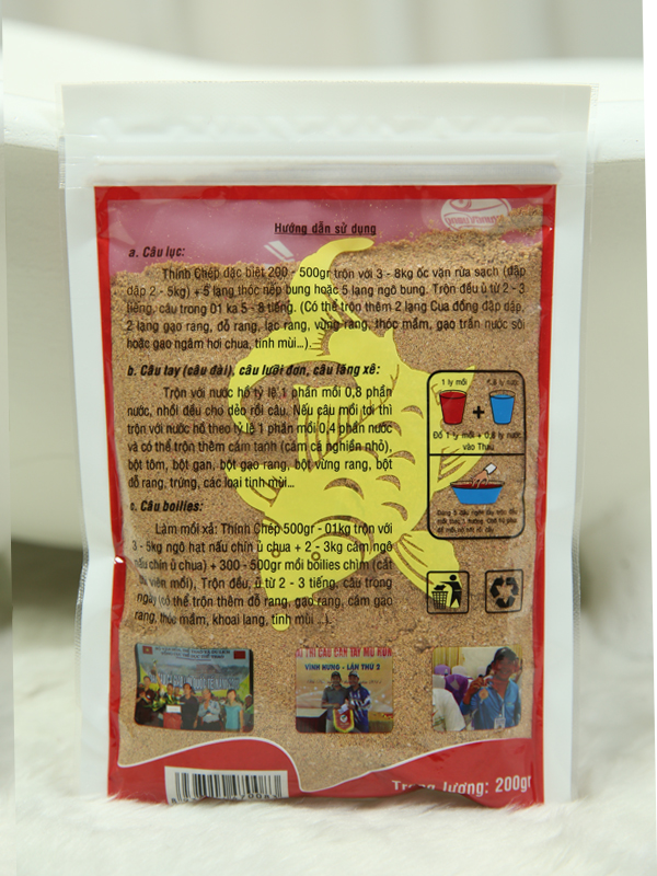 Mồi câu cá Chép (200g) - Mồi câu Hùng Vương