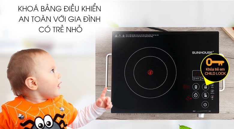 Bếp hồng ngoại Sunhouse SHD 6017