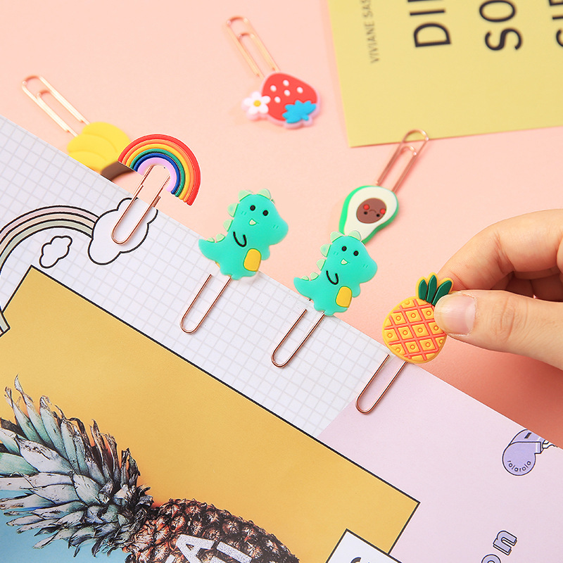 Kẹp giấy mini gắn icon cute siêu dễ thương
