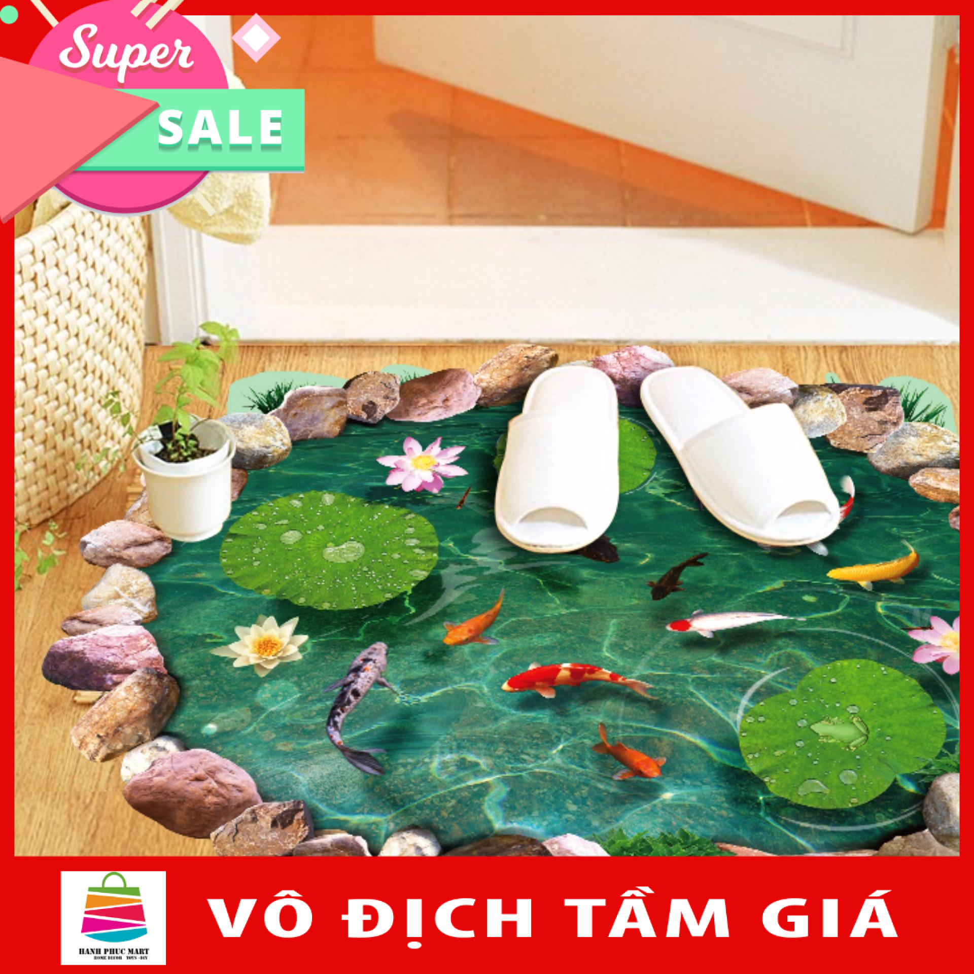 Decal dán tường BỂ CÁ HPM9260