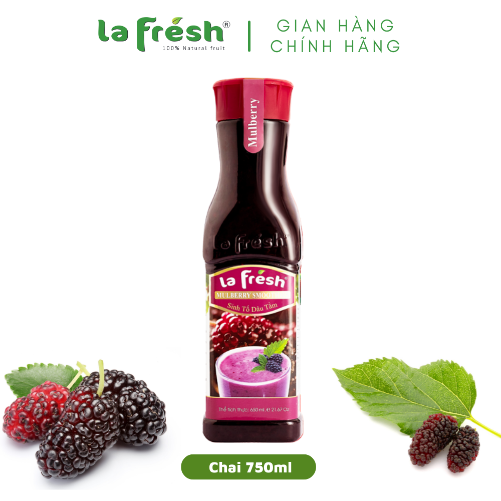 [HCM]Sinh Tố Dâu Tằm Lafresh Đà Lạt 750ml