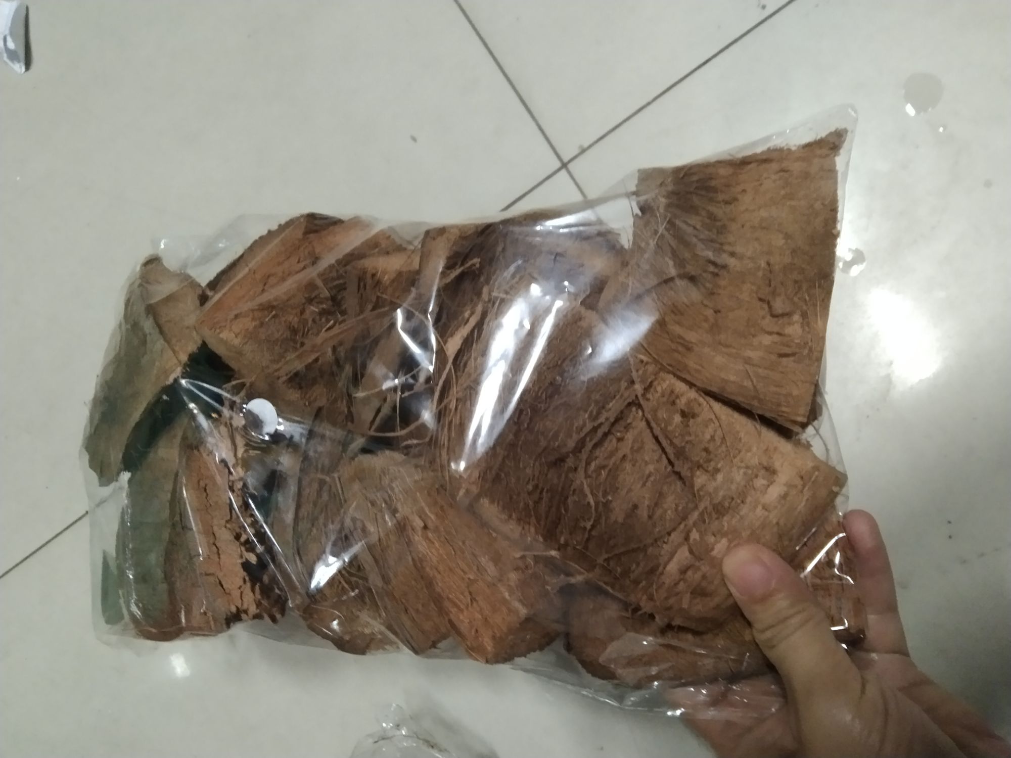 Sơ dừa trồng lan đã qua xử lý