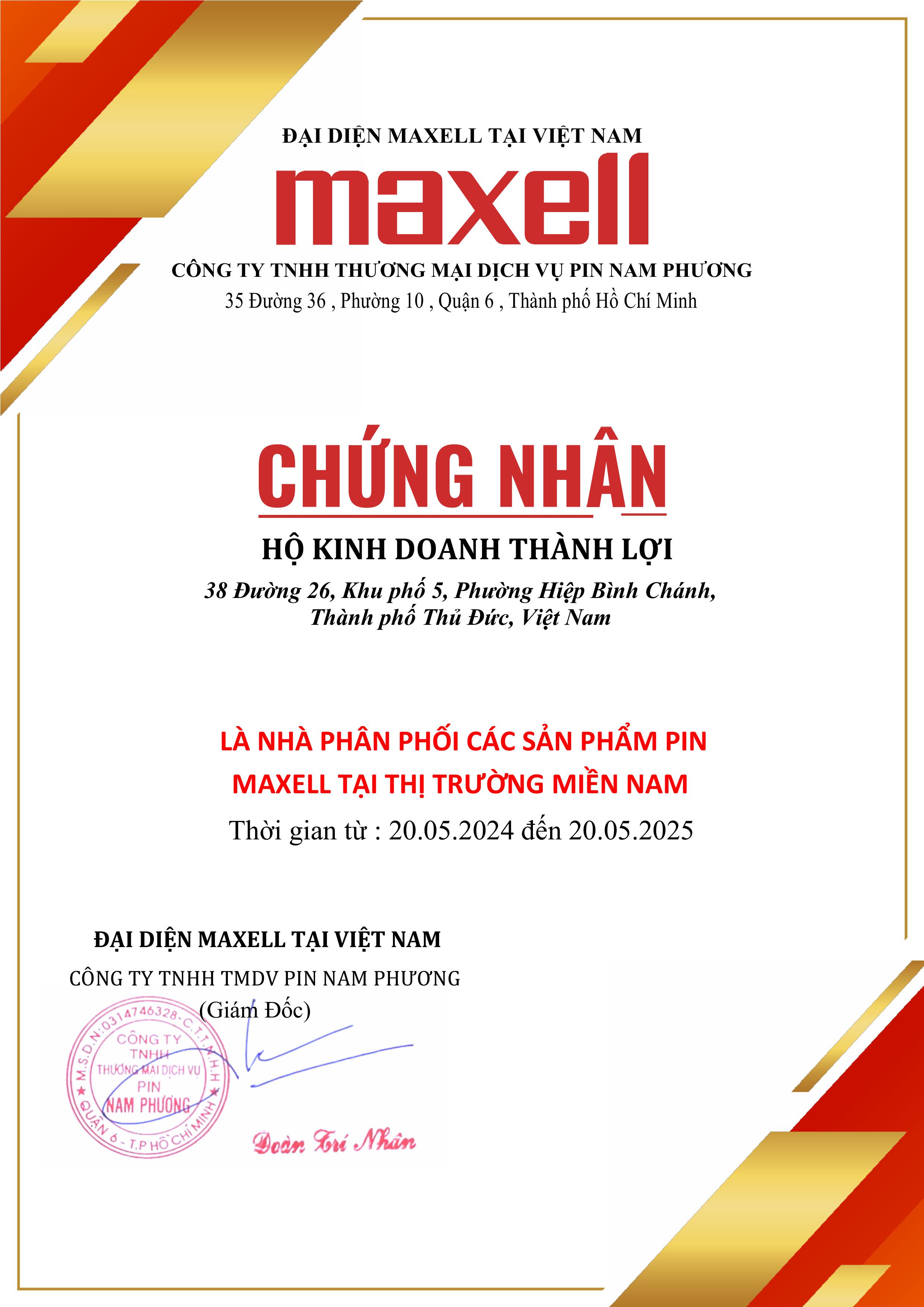 Pin Maxell vỉ 4 viên ( Hộp 40 viên)