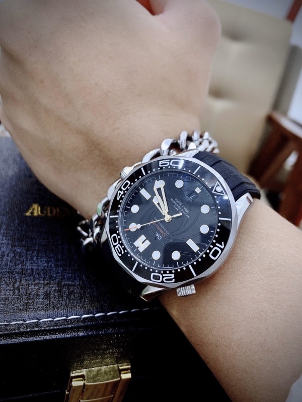 Đồng Hồ Nam OM Máy Cơ - Dây Cao Su - Size 41mm(OM8800)