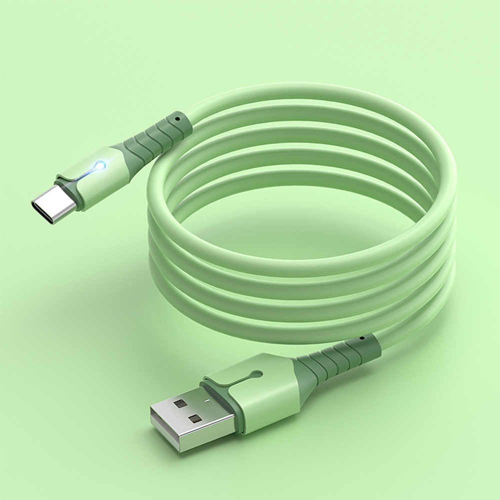 5A Liquid Silicone Data Cable Fast Charge Cable /USB Liquid Silicone Cable Type C Cable Charger / Fast Charging Data Cord Compatible with All Smart Phone Model