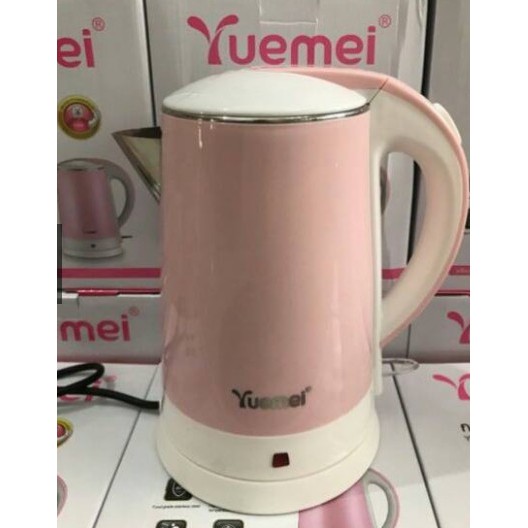 [SÔI TỰ NGẮT] Bình Đun nước SIÊU TỐC THÁI LAN Yuemei 2.5L, Âm đun nước Thái Lan Yuemei 2.5L, Âm đun nước Thái Lan, Ấm đun nước siêu tốc, Am đun nuoc, Am sieu tocẤm đun nước siêu tốc màu 2 lớp cách nhiệt