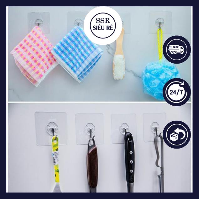 Combo 2 Móc Dán Tường Siêu Chịu Lực