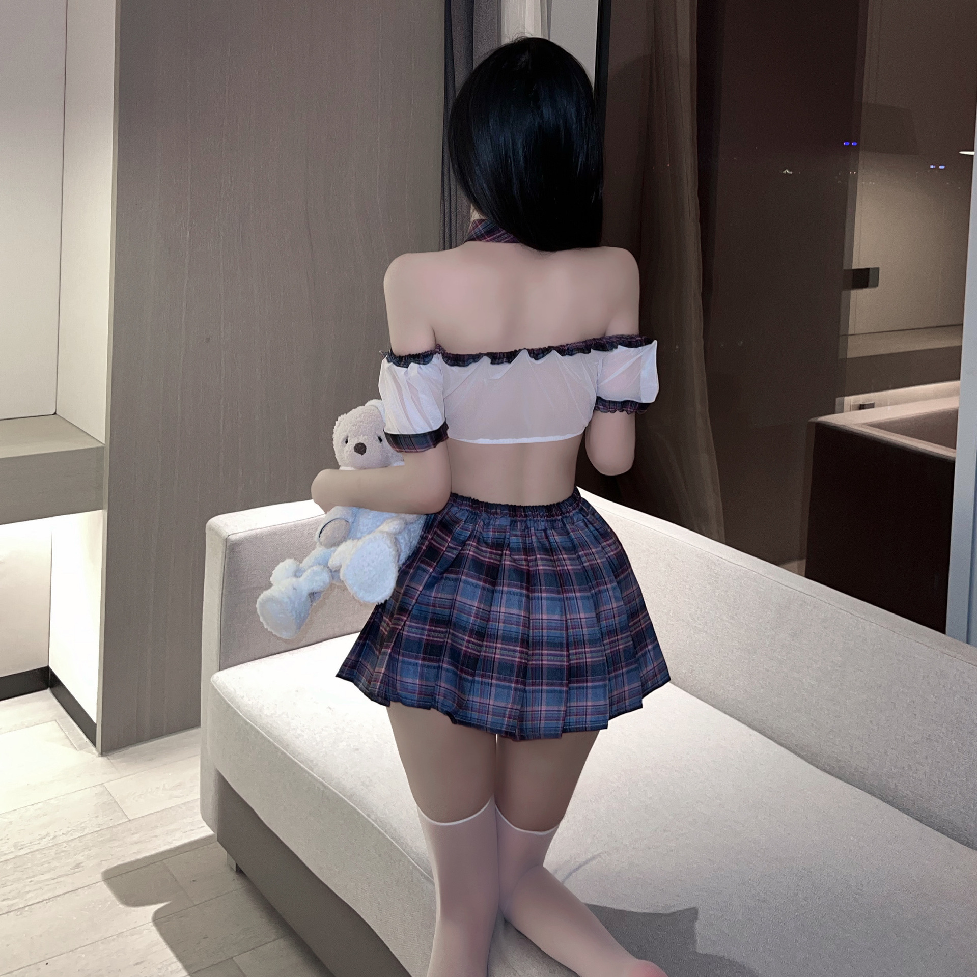 Bộ Váy Cosplay Học Sinh Gợi Cảm
