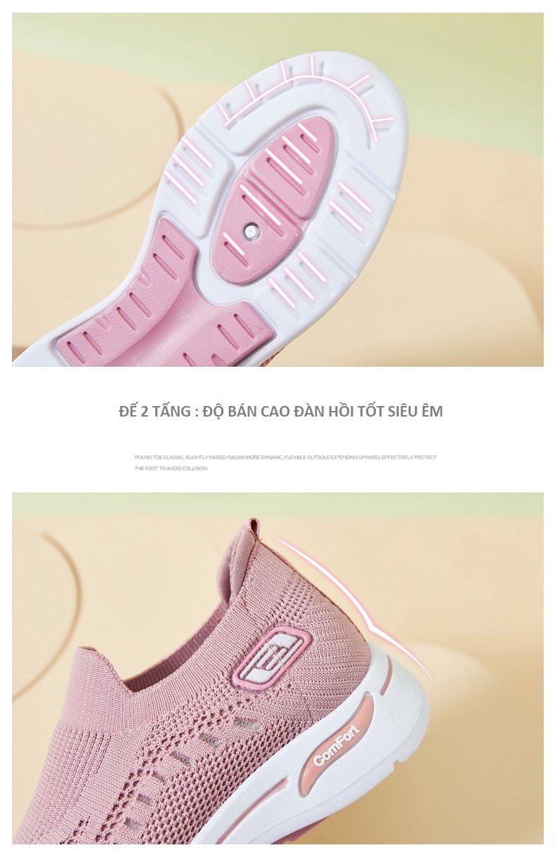 Giày Nữ , Giày Sneaker Thể Thao Nữ SODOHA SDH08