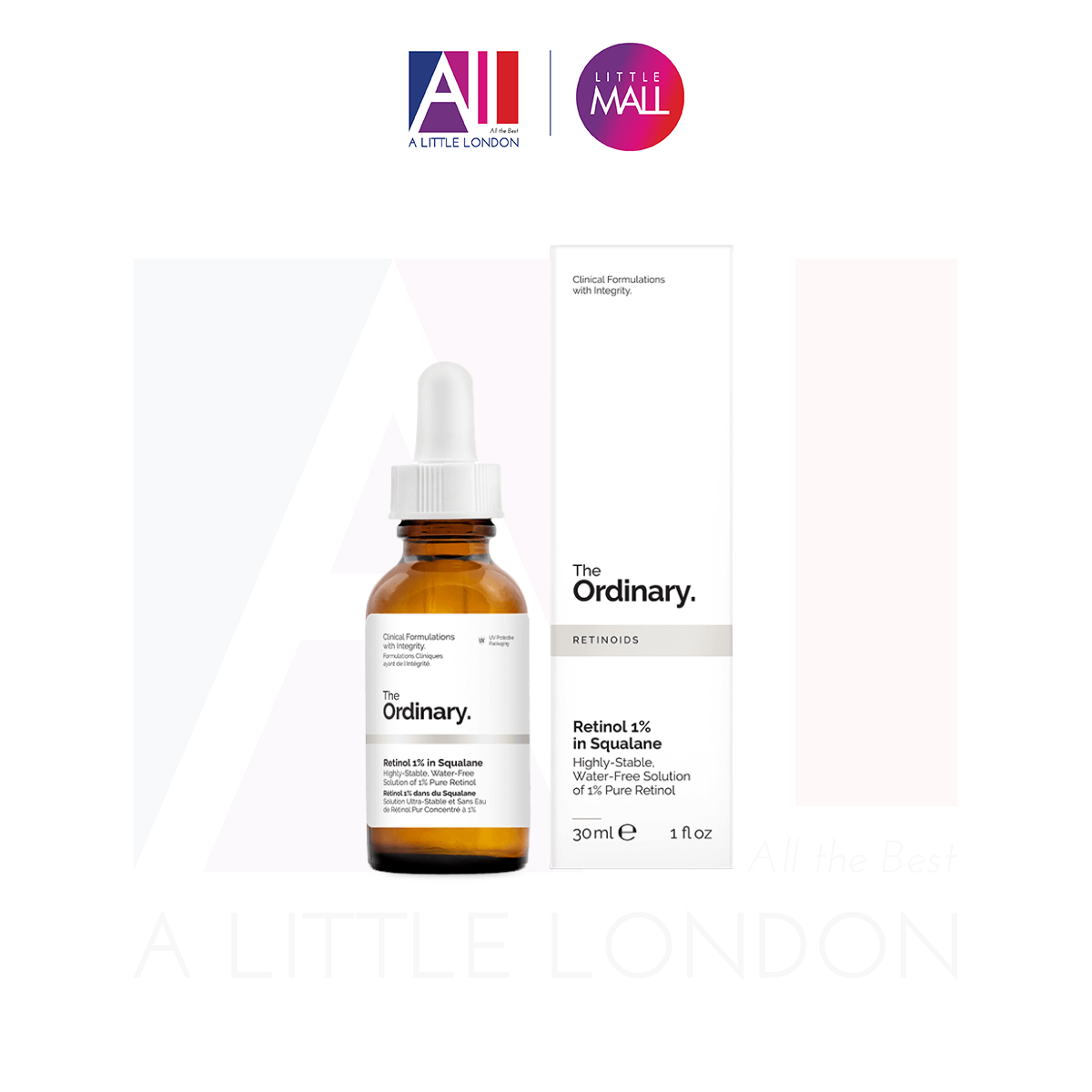 Tinh chất trẻ hóa da 1% Retinol The Ordinary In Squalane (Bill Anh)