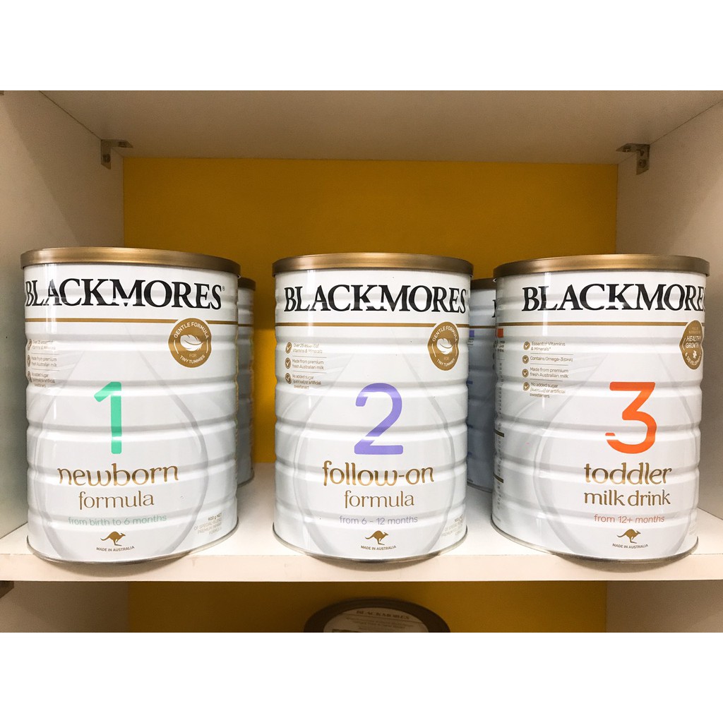 Sữa BLACKMORES Úc số 1-2-3 lon 900gram